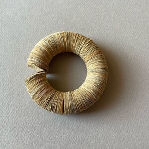 Beige Circular Woven Bracelet M388